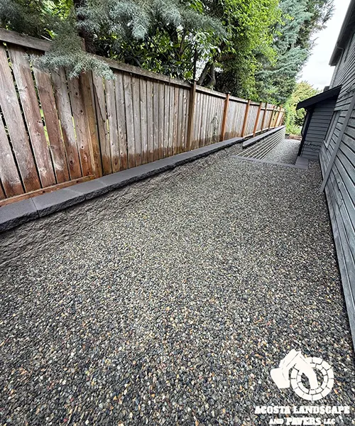 Retaining Wall & Steps